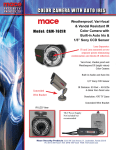 Mace CAM-76CIR User's Manual