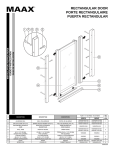 MAAX Door 100543 User's Manual