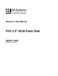 M-Systems Flash Disk Pioneers 45-SR-001-01-7L User's Manual