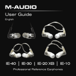M-Audio IE-40 User's Manual