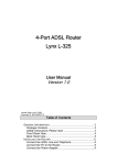 Lynx L-325 User's Manual