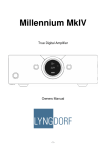 Lyngdorf Audio MkIV User's Manual