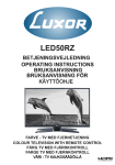 Luxor LED50RZ User's Manual