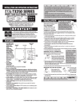 Lux Products TX250 (discontinued) Instruction Manual