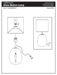 LumiSource GLOW MELON LAMP LS-GLOWMELON-X User's Manual
