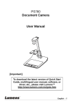 Lumens Technology PS760 User's Manual