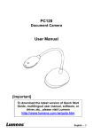 Lumens Technology PC120 User's Manual