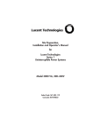Lucent Technologies Uninterruptible Power Systems 3000 VA User's Manual