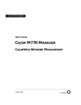 Lucent Technologies Cajun M770 User's Manual