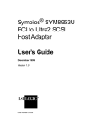 LSI SYM8953U User's Manual
