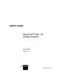 LSI SATA 150 User's Manual