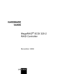LSI MegaRAID SCSI 320-2 RAID Controller Series 518 User's Manual
