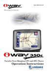 Lowrance electronic IWAY 350C User's Manual