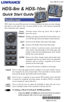 Lowrance electronic HDS-10M User's Manual