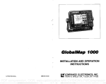 Lowrance electronic GlobalMap 1000 User's Manual