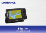 Lowrance electronic ELITE-7M User's Manual