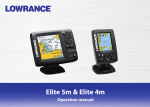 Lowrance electronic ELITE 5M User's Manual