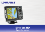 Lowrance electronic ELITE-5M HD User's Manual
