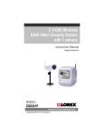 Lorex SG6331P User's Manual