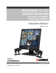 LOREX Technology L19LD800-Series User's Manual