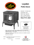 Lopi Leyden Pellet Stove User's Manual