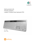 Logitech K750 User's Manual
