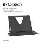 Logitech Fold-Up Keyboard 2 User's Manual