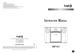 Logic 3 Speaker Logic3 User's Manual