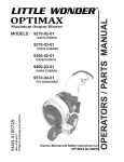 Little Wonder OPTIMAX 2/1/1990 User's Manual