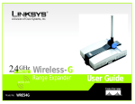 Linksys WRE54G User's Manual