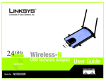 Linksys WUSB300N User's Manual