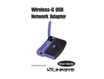 Linksys WUSB54G User's Manual