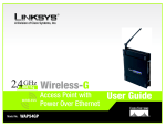 Linksys WAP54GP User's Manual