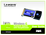 Linksys NULL WPC54GR User's Manual