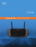 Linksys E2100L User's Manual