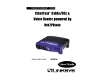 Linksys BEFN2PS4 User's Manual