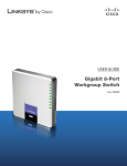 Linksys 8-Port EG008W User's Manual
