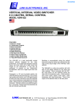 Link electronic VSW-822 User's Manual