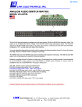 Link electronic 816-OP/B User's Manual