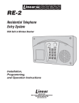 Linear RE-2 User's Manual
