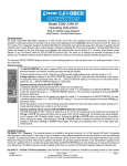 Linear 2500-2346-LP User's Manual