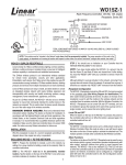 Linear Sander WO15Z-1 User's Manual