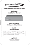 Linear CHANNEL PLUS 5425 User's Manual