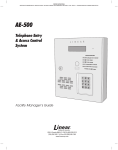 Linear AE-500 User's Manual