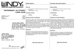 Lindy 51072 User's Manual