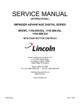 Lincoln 1154-000-EA User's Manual