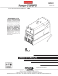 Lincoln Electric IM931 User's Manual