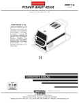 Lincoln Electric 405M User's Manual