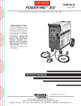 Lincoln Electric SVM160-B User's Manual