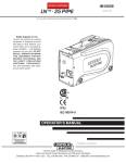 Lincoln Electric IM10056 User's Manual